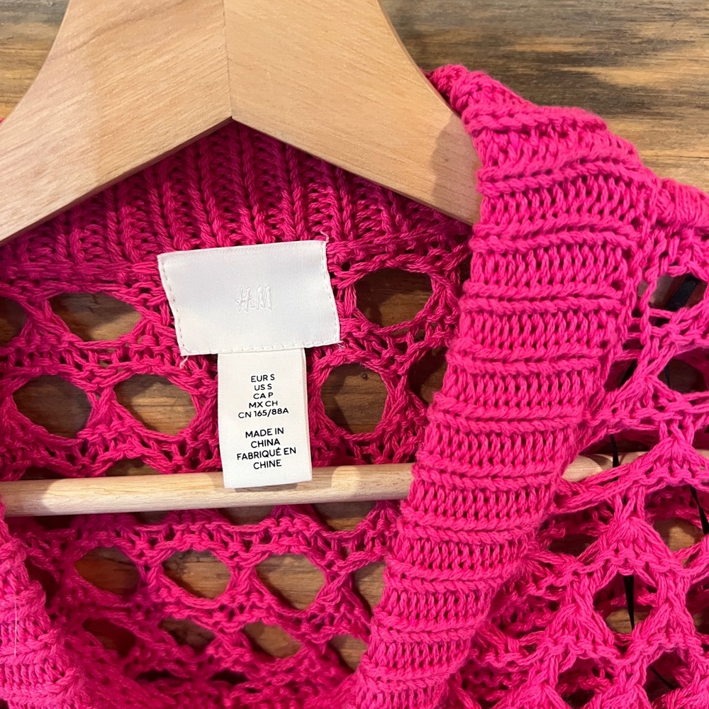 H&M Oversized Pointelle Knit Jumper - Picture 4 of 5